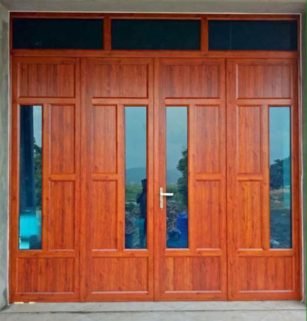 20+ Mẫu cửa nhôm kính vân gỗ sang trọng, chất lượng 2021