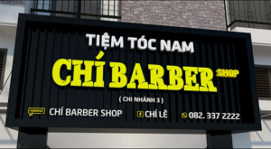 Mẫu biển quảng cáo bảng hiệu cho tiệm cắt tóc nam
